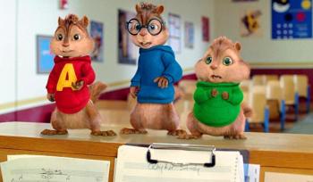 Jason Lee & Zachary Levi  in the movie Alvin and the Chipmunks: The Squeakquel