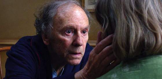 Jean-Louise Trintignant and Emmanuelle Riva  in Amour