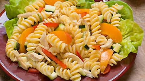 Apricot Pasta Salad  Recipe