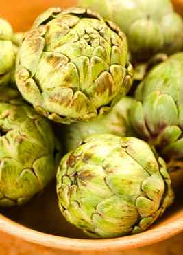 Tender baby artichokes are a good pick for Vegetables a la Greque