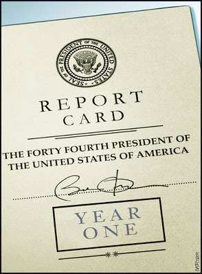 Assessments of President Obama's first year in office