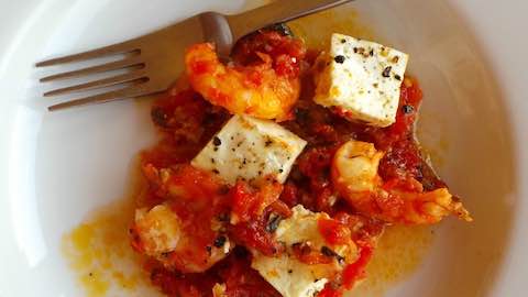 Baked Shrimp With Feta: Greek Classic for a Special Dinner at Home Recipe