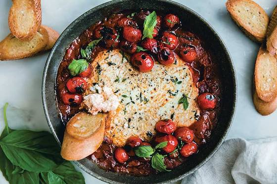 Baked Tomato Goat Cheese Dip Recipe