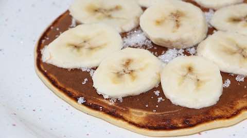 Banana - Macadamia Pancakes  Recipe