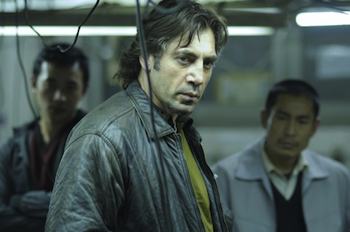 Javier Bardem and Maricel Alvarez  in the movie Biutiful