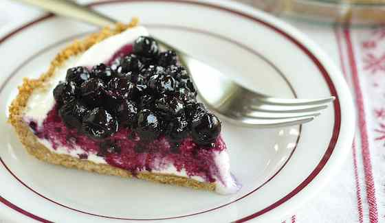 Blueberry Cheesecake Ice Cream Pie Recipe