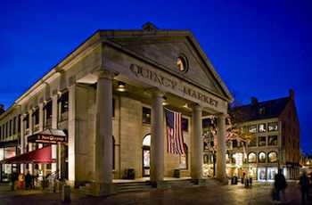 Boston's Quincy Market Faneuil Hall Marketplace