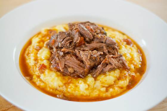 Braised Shredded Beef in Tomatoes and Red Wine Recipe