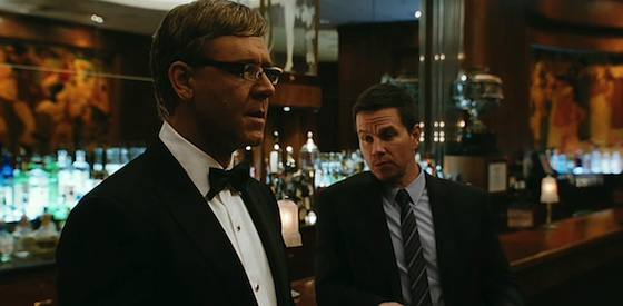 Mark Wahlberg and Russell Crowe  in Broken City