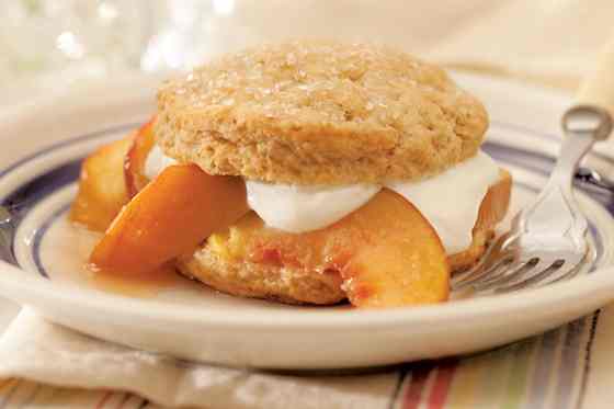 Brown Sugar Peach Shortcakes Recipe
