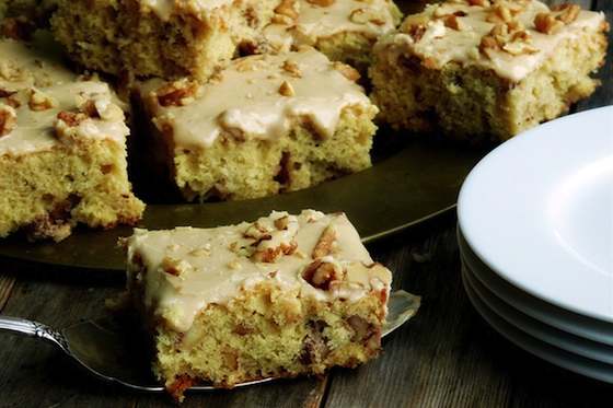 Buttermilk-Walnut Cake with Praline Frosting Recipe