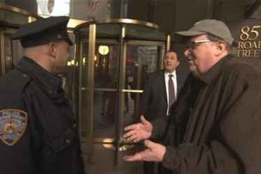 Michael Moore in the movie Capitalism: A Love Story