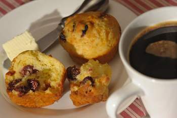 Cheddar and Cherry Muffins Recipe Recipe