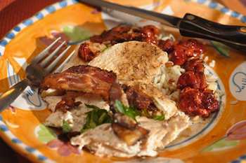 Chicken with Bacon and Cherries Recipe Recipe