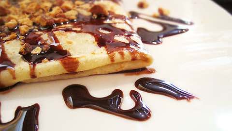 Chocolate Banana Crepes