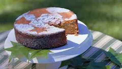 Citrus Almond Torte with Fresh Berries  Recipe