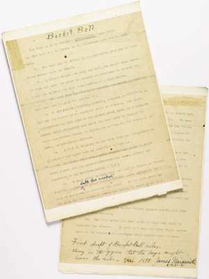 The 2-page typed document listing rules for a new game sold for $4.3 million recently at Sotheby's New York. The game was basketball, and the teacher who created the rules in 1891 was James Naismith