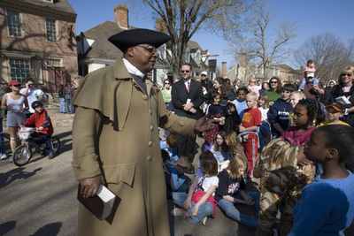 Colonial Williamsburg's Nation Builder's program brings both the famous founding fathers and lesser-known historical figures to life to interact with the visiting public.