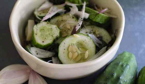 Cool as a Cucumber: Cucumber Salad 