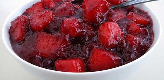 Thanksgiving Cranberry - Quince Compote Recipe 