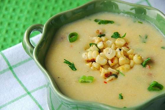 Creamy Corn, Potato and Sausage Chowder with Corn Relish Recipe