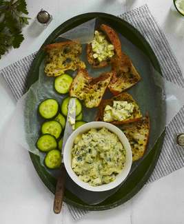 Cucumber-Basil Egg Salad  