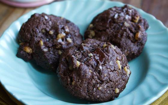 Dark Chocolate Walnut Cookies Recipe