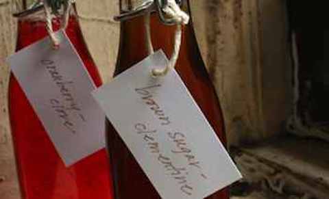 Edible Gifts: Homemade Cocktail Mixers Recipe