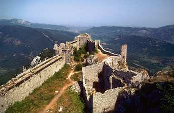 Rambling Through the Ruins of Europe's Castles - Chateau of Peyrepertuse in the French Pyrenees