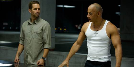 Vin Diesel and Paul Walker  in 'Fast and Furious 6'