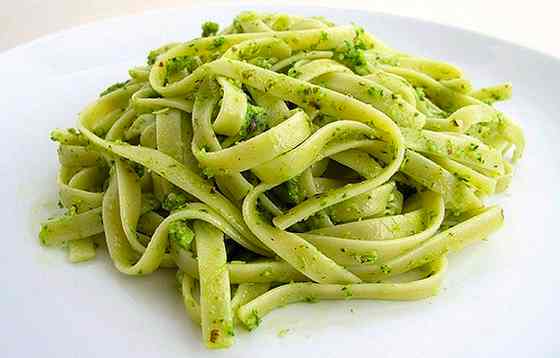 Fettuccine with Ramp Pesto Recipe