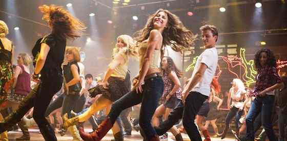 Kenny Wormald and Julianne Hough in Footloose