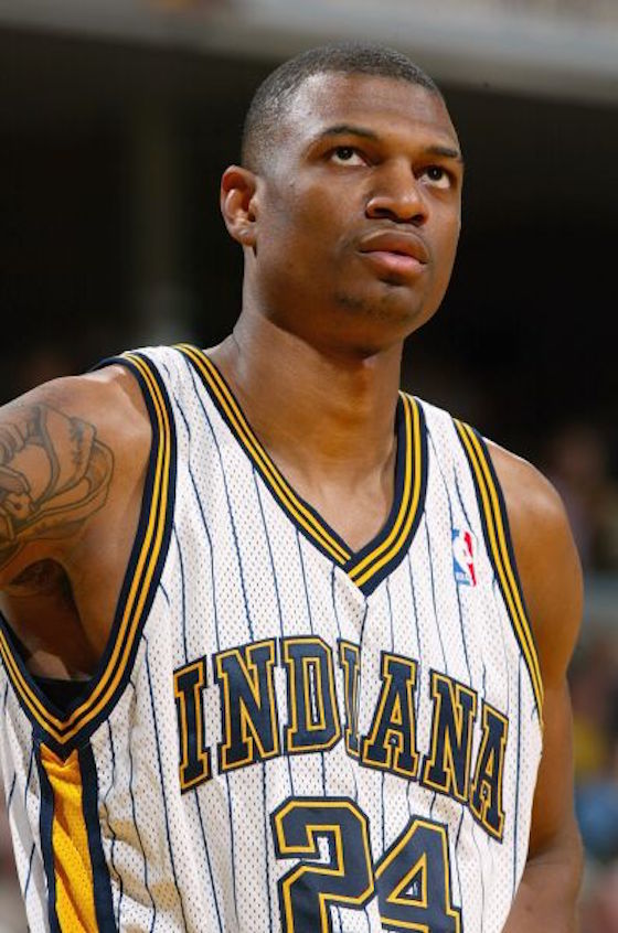 Former Indiana Pacers forward Jonathan Bender.