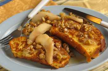 French Toast with Spiced Pears Recipe
