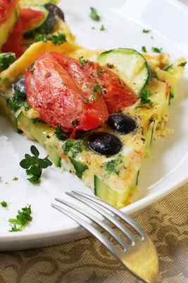 A perfect omelet to make for a family dinner is a frittata, the Italian-style flat omelet