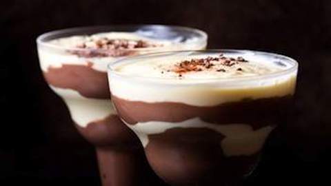 Frozen White and Milk Chocolate Mousse  Recipe