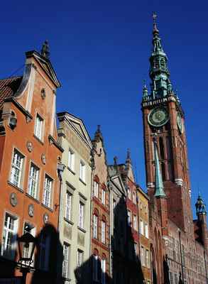 Gorgeous facades line Gdansk's main drag, echoing the city's historic importance