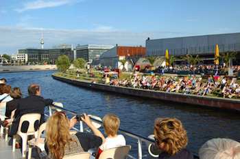 A sightseeing cruise along the Spree River is a great way to see Berlin and watch its residents at play.
