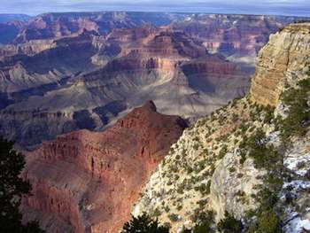 The Grand Canyon, one of the great wonders of the world
