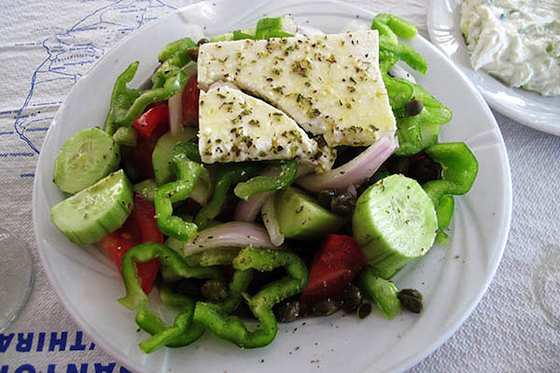 Greek Salad Santorini-Style Recipe