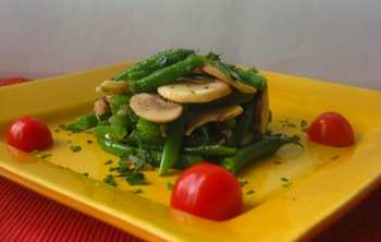 Green Bean and Mushroom Salad Recipe