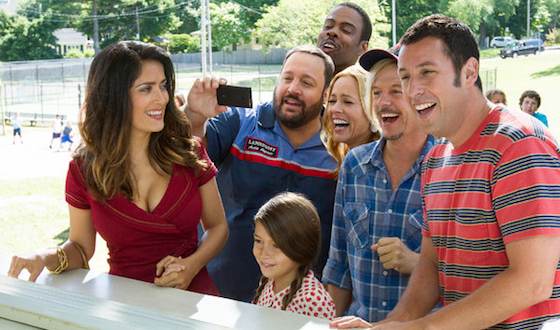 Adam Sandler and Chris Rock  in 'Grown Ups 2'