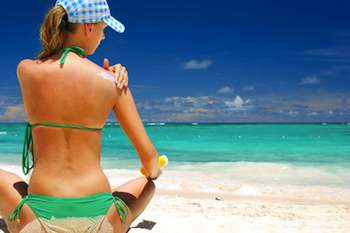 Lather on a lot of sunscreen, and frequently