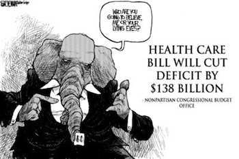 Healthcare Bill will cut deficit by $138 Billion