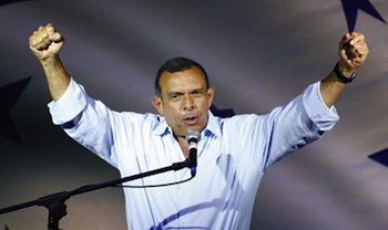 Honduran President Porfirio Lobo