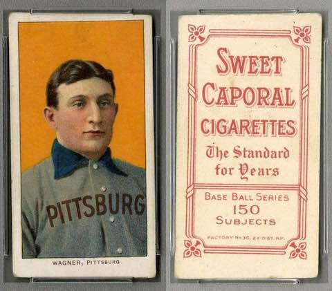 'Jumbo Honus Wagner' Baseball Card 