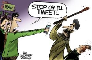 Iran Election Twitters In a Revolution. Iranian Protests Direct Challenge to Khamenei Wasserman