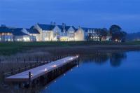 Lough Erne Golf Resort landscape at night. Five-Star Ireland: Luxury, Golf & Top-Class Spas Await