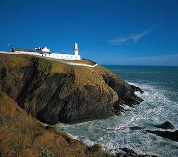 The Gallyhead Lighthouse, with adjacent light keepers' houses, provides novel accommodation for visitors to this area of West Cork.