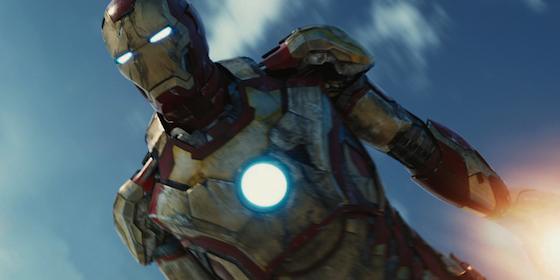 Robert Downey Jr and Gwyneth Paltrow  in 'Iron Man 3'